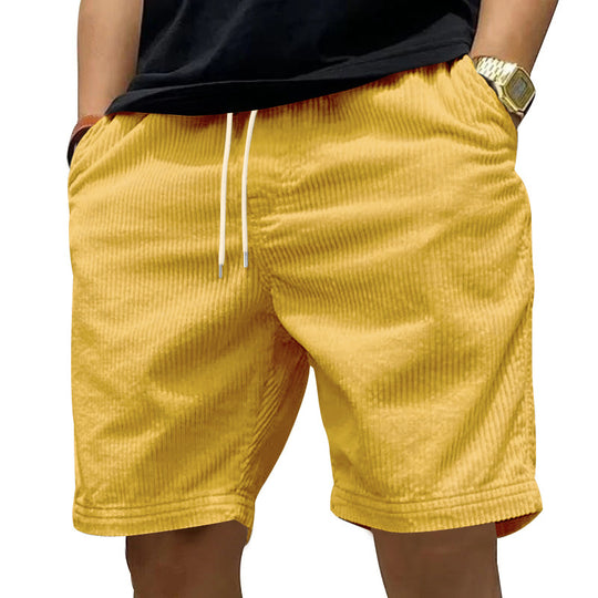 Herren bequeme Freizeithose aus strukturiertem Cordstoff EB