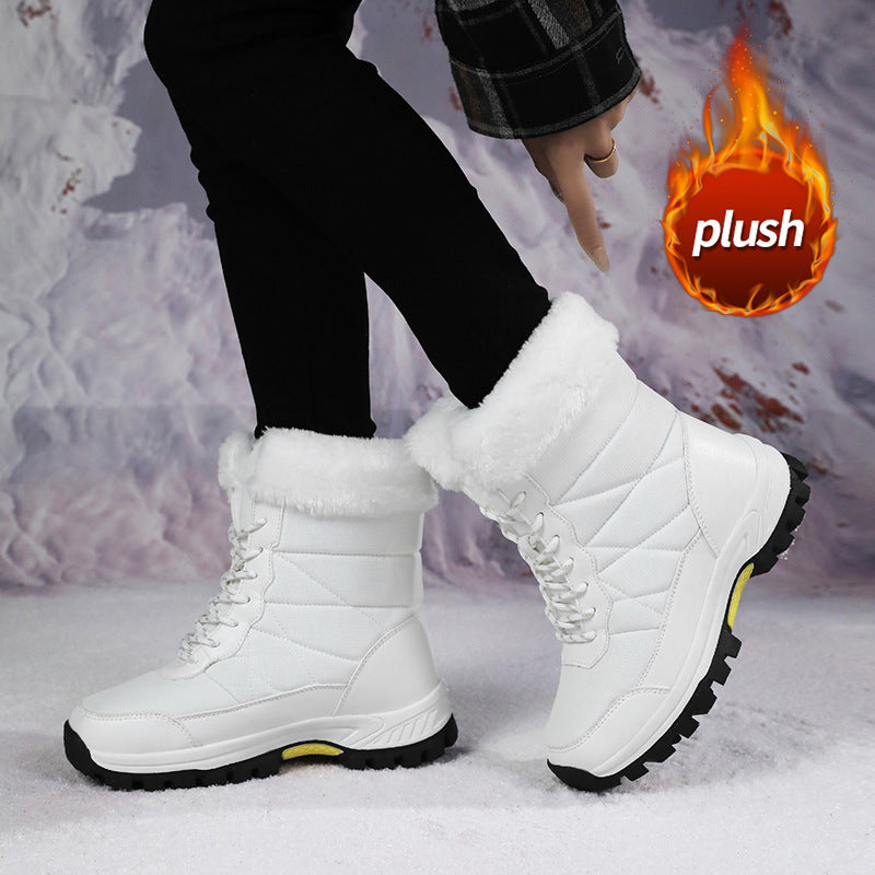 Damen Winterliche Stiefel mit kuscheligem Innenfutter und rutschfester Sohle EB