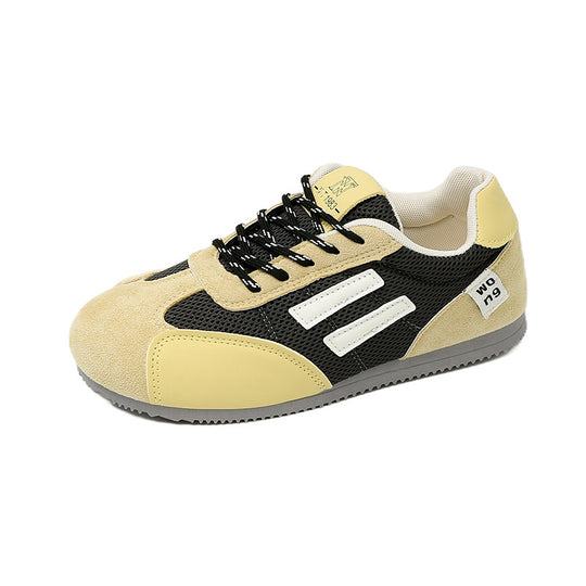 Damen sportliche Sneaker mit atmungsaktiver Mesh-Oberfläche und flexibler Sohle EB