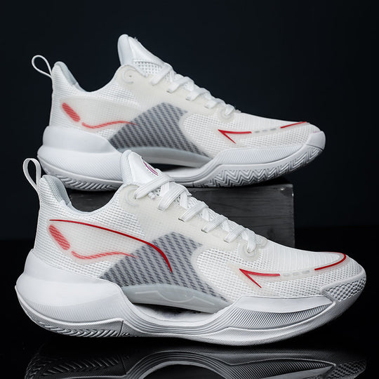 Herren niedriger Basketball-Sneaker mit stabilisierender TPU-Brücke und reaktiver EVA-Zwischensohle EB