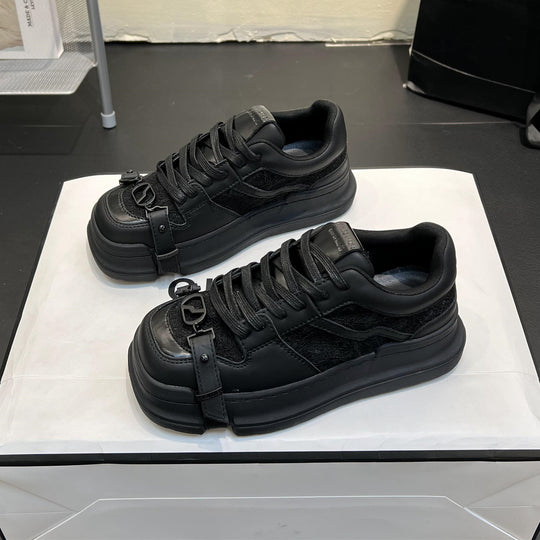 Damen modische Sneaker mit robustem Obermaterial und einzigartigem Design EB