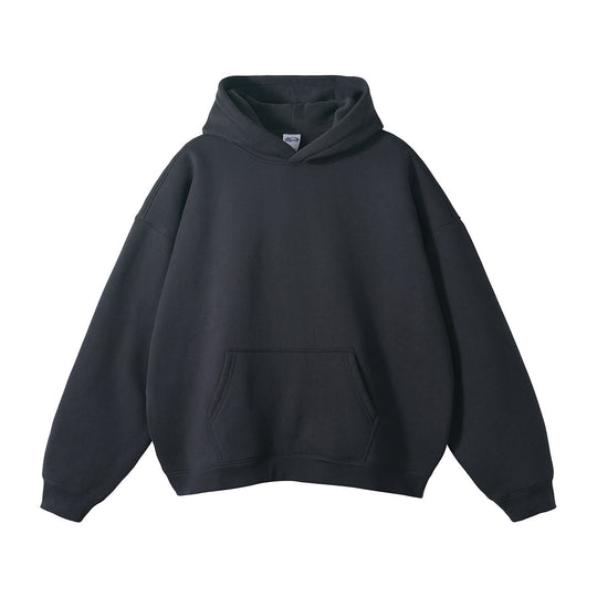 Unisex nan oversized Kapuzenpullover mit Kängurutasche und gerippten Bündchen EB
