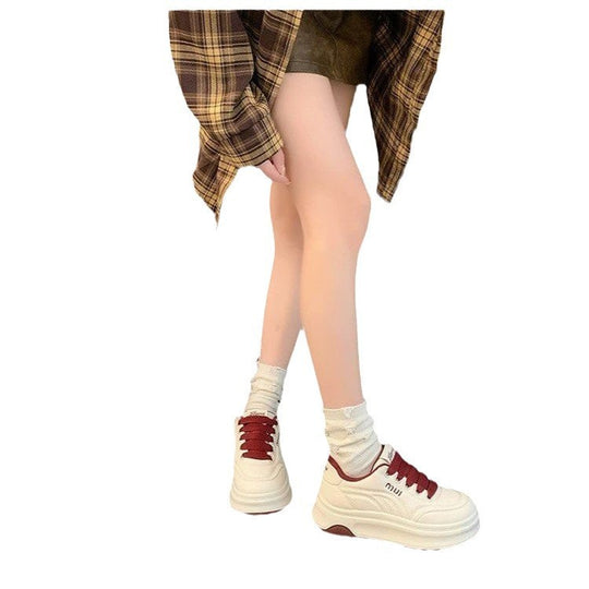 Damen Modische Plateau Sneakers mit komfortabler Dämpfung EB
