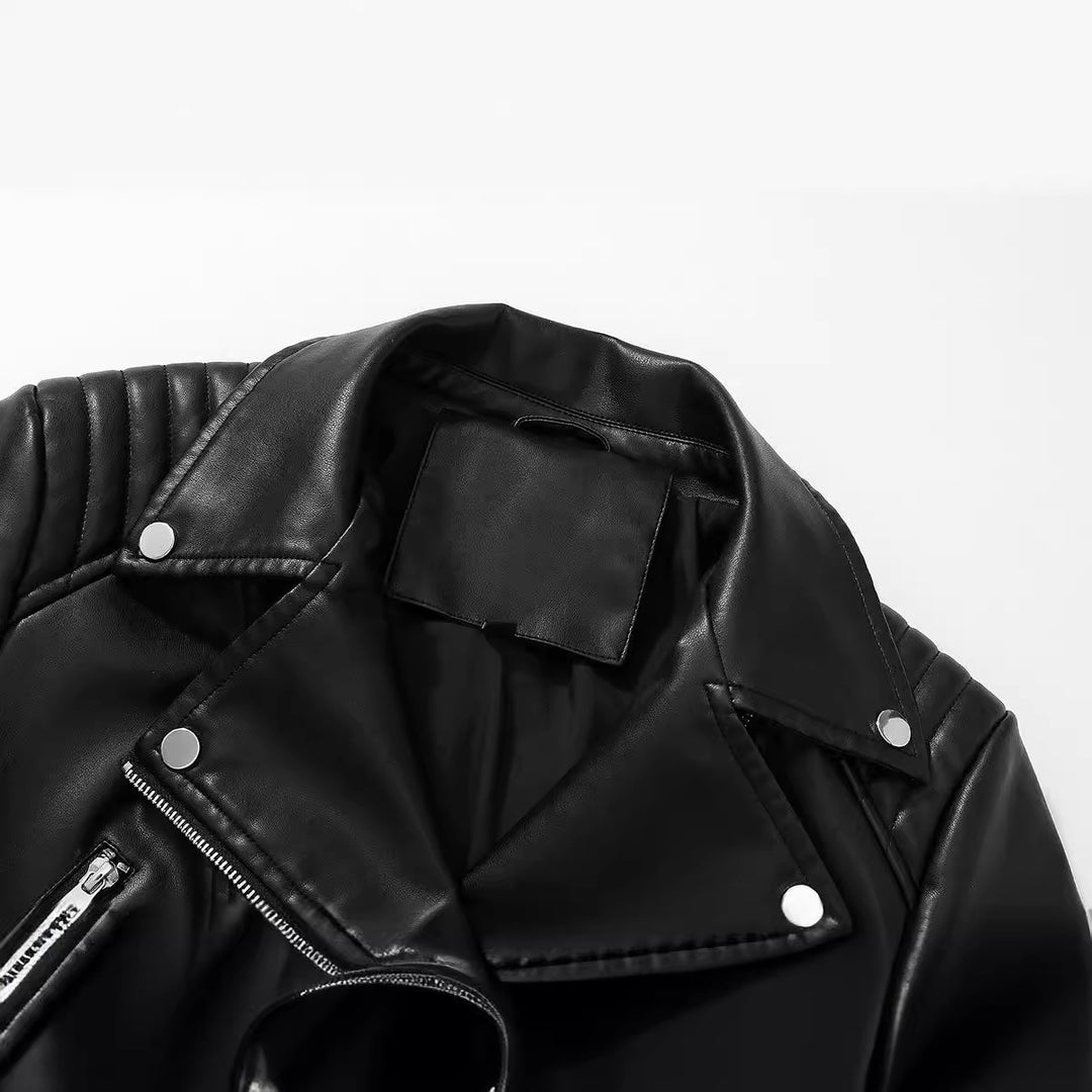 Damen Bikerjacke aus veganem EB