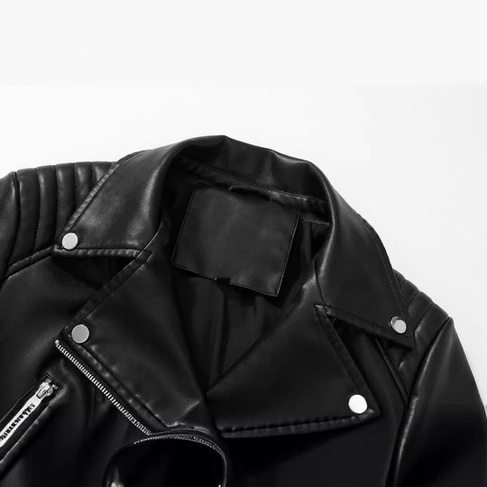 Damen Bikerjacke aus veganem EB