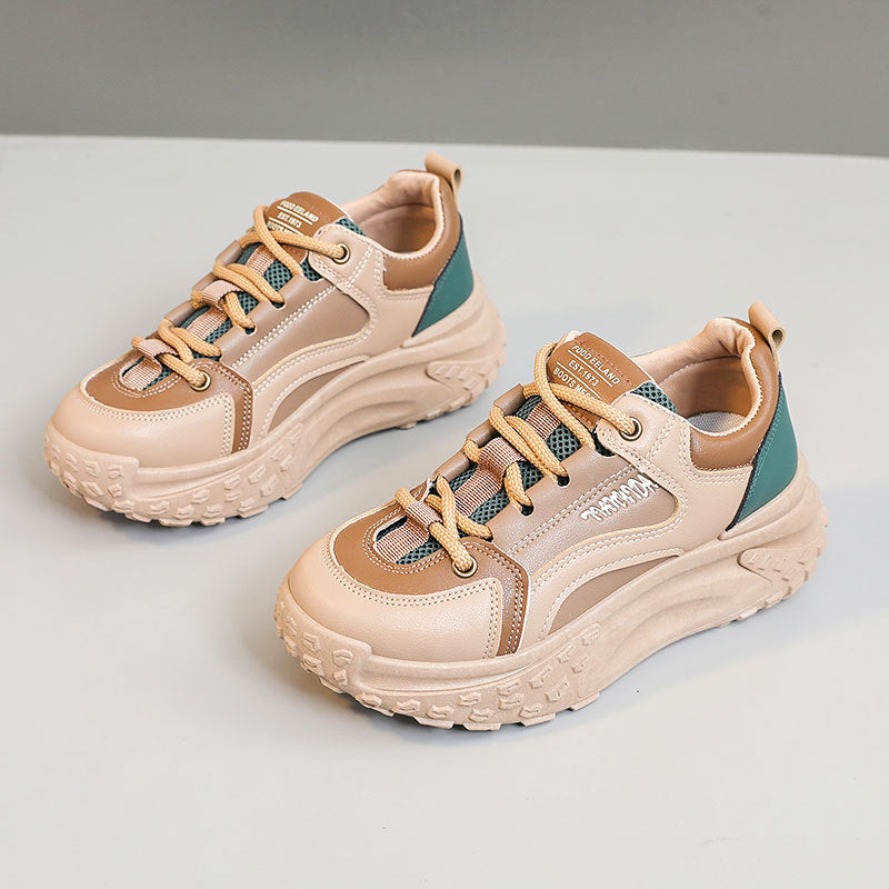 Damen Sportliche Sneakers mit dämpfendem Sohlenprofil und atmungsaktiver Mesh-Oberfläche EB