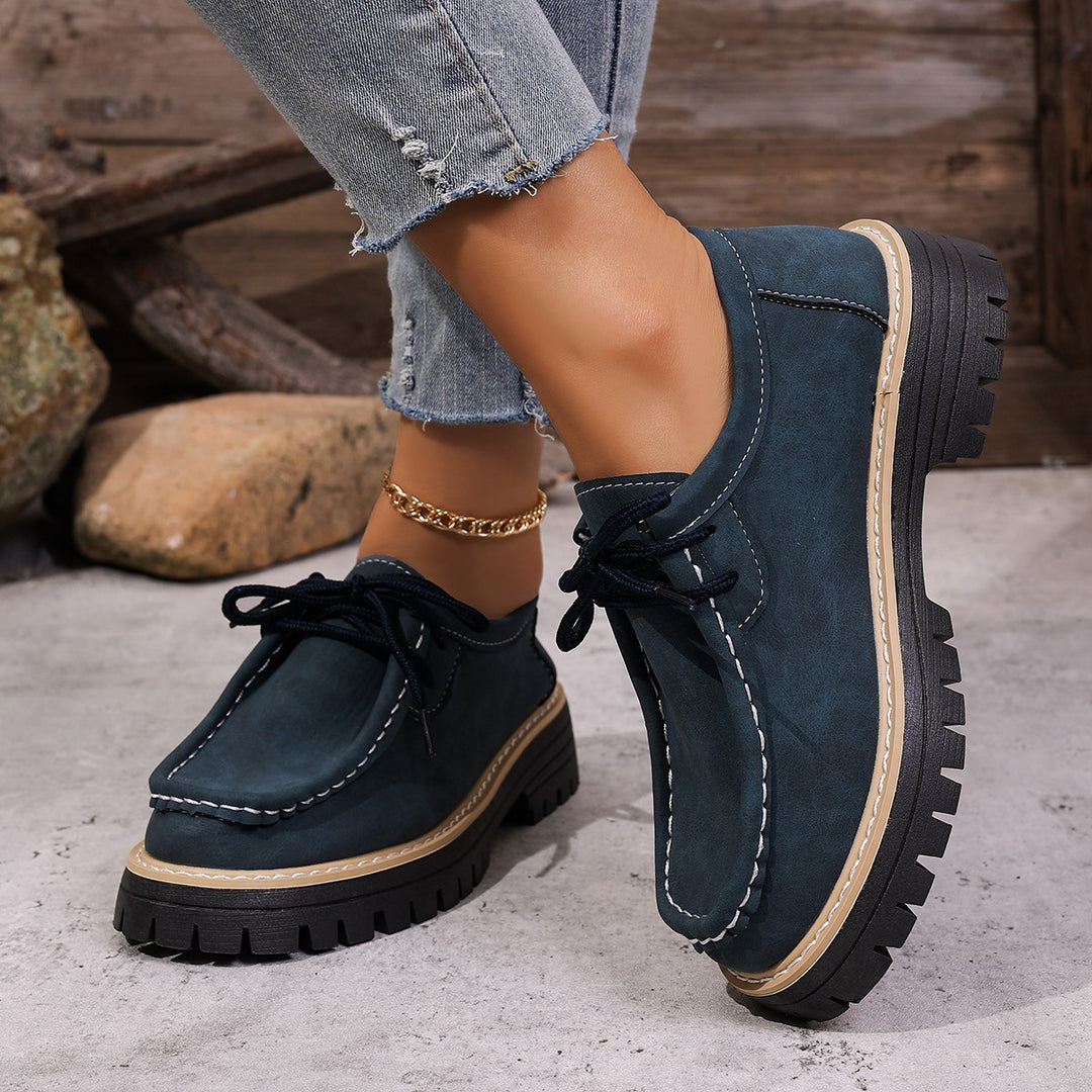 Damen bequeme Clogs mit modischem Schnür-Design EB