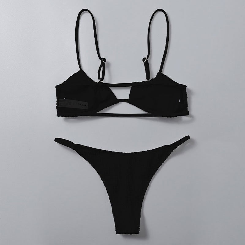 Damen Triangel-Bikini-Set mit raffiniertem Schnitt EB