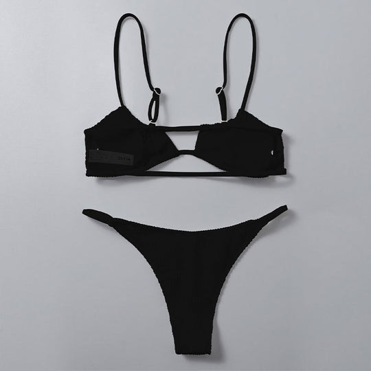 Damen Triangel-Bikini-Set mit raffiniertem Schnitt EB