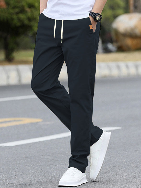 Herren Freizeit-Hose mit atmungsaktivem Material und elastischem Bund EB