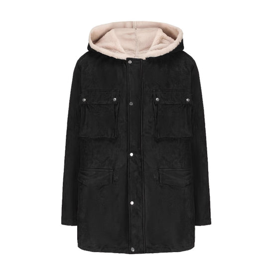 Damen Wickeljacke mit kuscheligem Innenfutter EB
