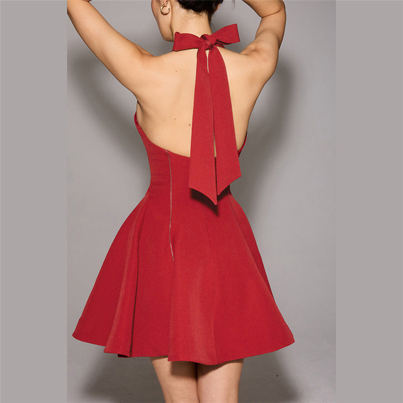 Damen sportliches Badekleid mit verstellbarem Kragen und integrierten Shorts EB