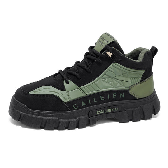 Damen Sportliche High-Top Sneakers mit robuster und rutschfester Sohle EB