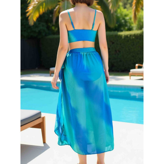 Damen Schwimmanzug und sommerlicher Wickelrock EB