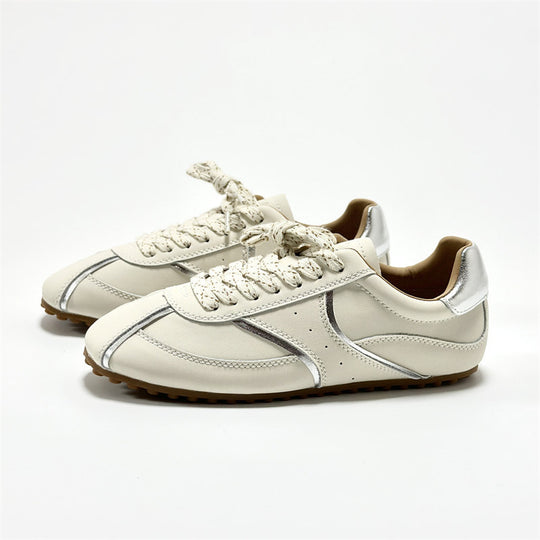 Damen Sportliche Lifestyle Sneakers mit elegantem Glanz EB