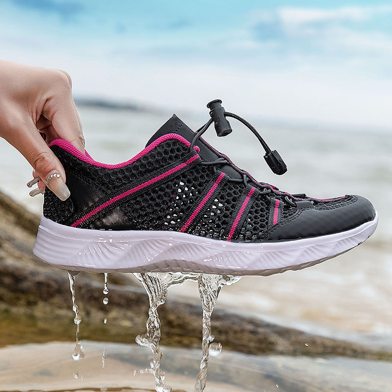 Damen Atmungsaktive Sport-Sneaker mit flexibler Schnürtechnologie EB