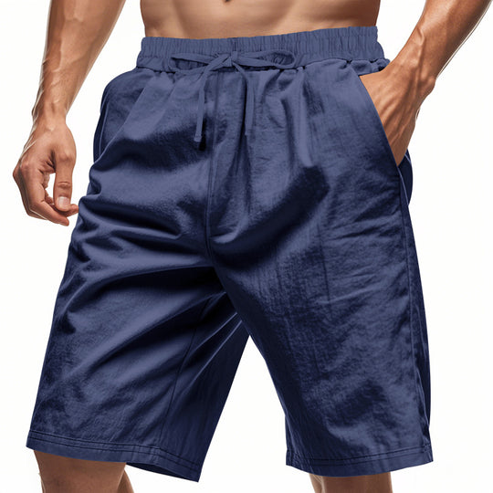Herren bequeme Cargo-Shorts mit elastischem Bund und großzügigen Taschen EB