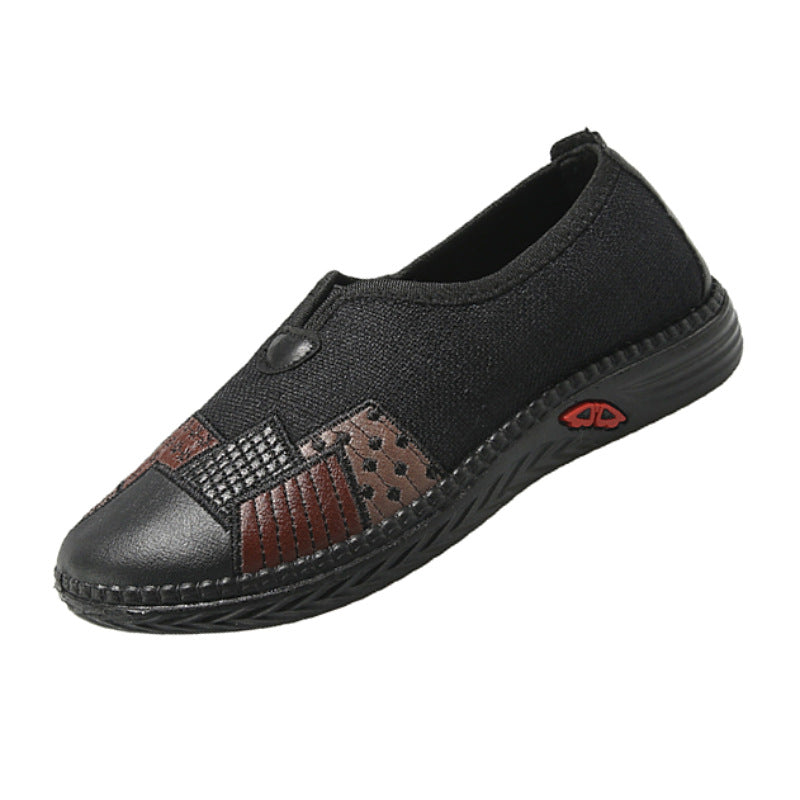 Damen komfortable Slip-On Schuhe mit einzigartigem kreativen Design EB