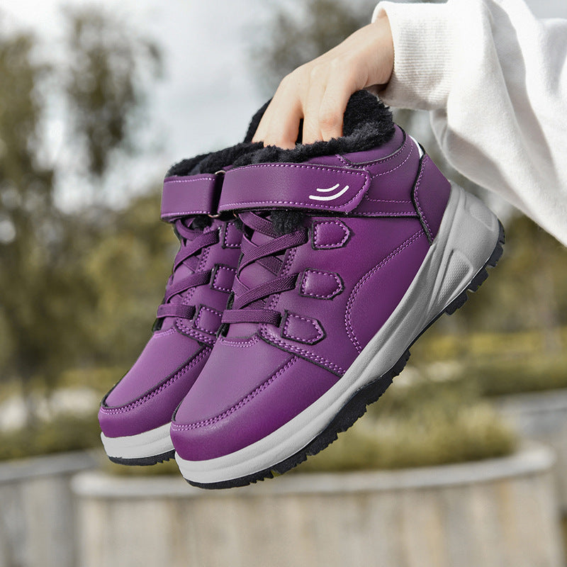 Damen isolierte Outdoor-Wanderschuhe mit rutschfester Sohle und verstellbarem Klettverschluss EB