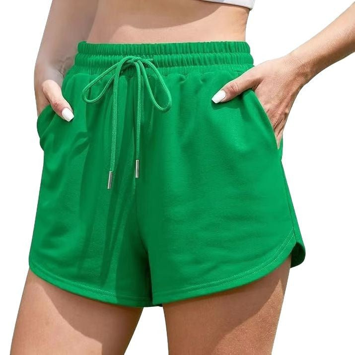 Damen Freizeithosen im lässigen Schnitt mit elastischem Bund und seitlichen Taschen EB