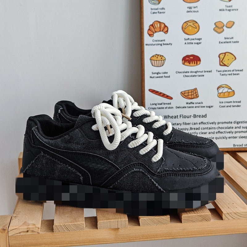 Damen Sportliche Sneakers mit hochwertigem Obermaterial und dämpfender Sohle EB