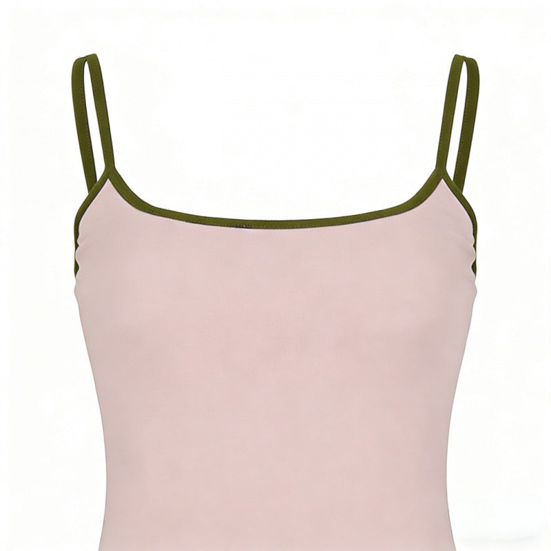 Damen Sportliches Top und Minirock-Set mit verstellbarem Bund EB