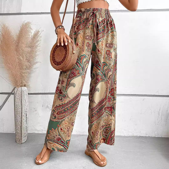 Damen Weite Palazzohose EB