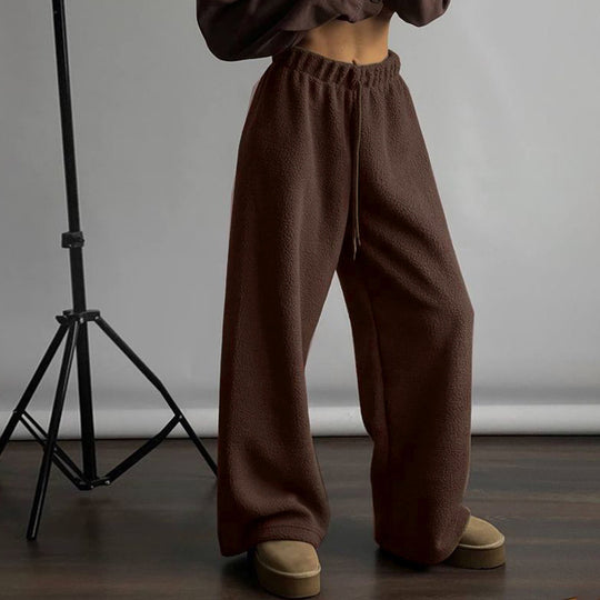 Damen Bequeme Freizeithose aus weichem Fleece EB