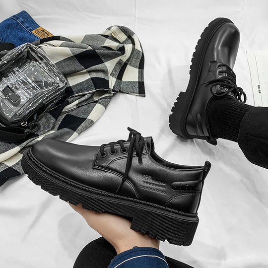 Herren Robuste Schnürschuhe mit rutschfester Profilsohle EB