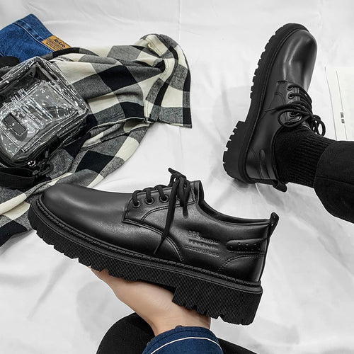 Herren Robuste Schnürschuhe mit rutschfester Profilsohle EB
