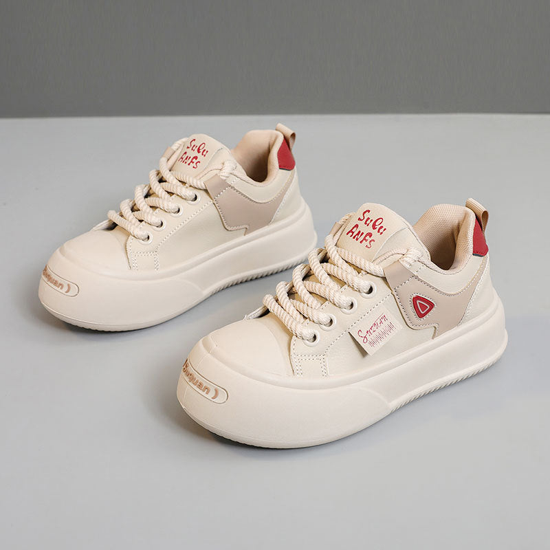 Damen Sneakers mit modischem Design und erhöhter Plateau-Sohle EB