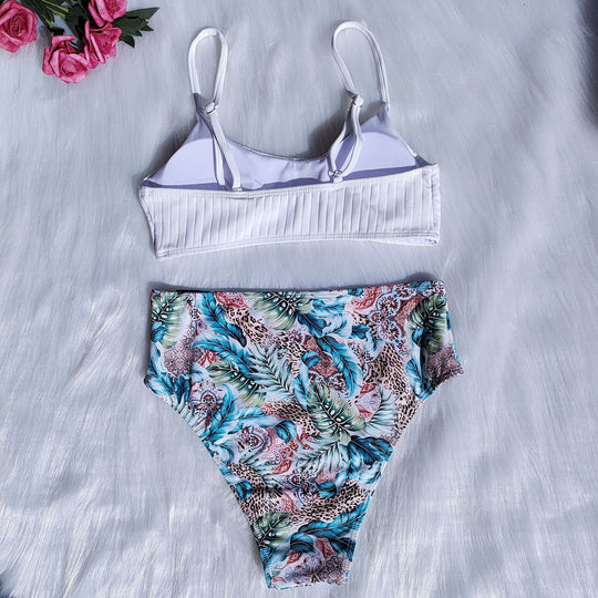 Damen Bikini-Set mit floralem Design und modischem Schnitt EB