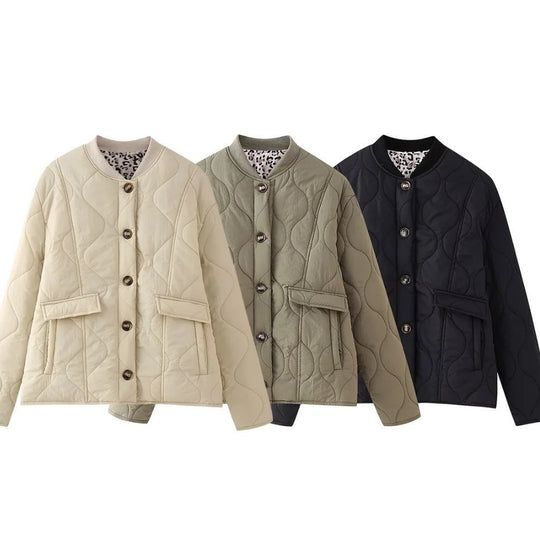 Damen gesteppte Winterjacke EB