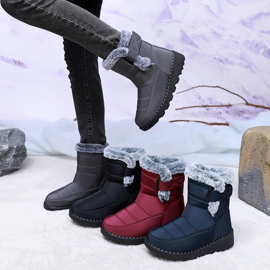 Damen Winterstiefel mit kuscheligem Futter und rutschfester Sohle EB
