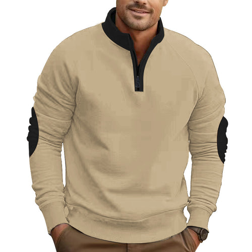 Herren Sportpullover mit Stehkragen EB