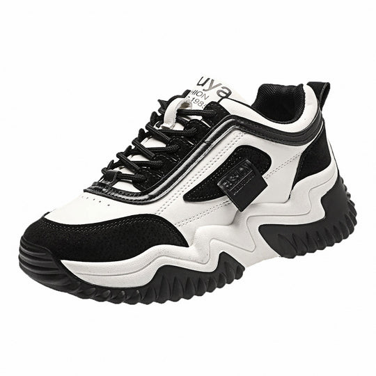 Damen Sportliche Chunky Sneakers mit rutschfester Profilsohle und herausragendem Dämpfung EB