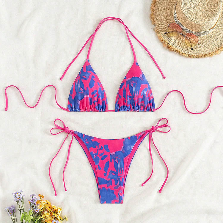 Damen Triangel-Bikini mit verstellbaren Trägern EB