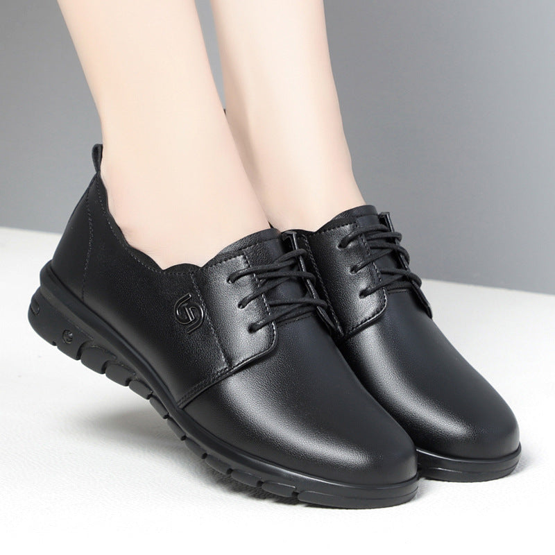 Damen Komfortable Schnürschuhe mit atmungsaktivem Obermaterial und rutschfester Sohle EB