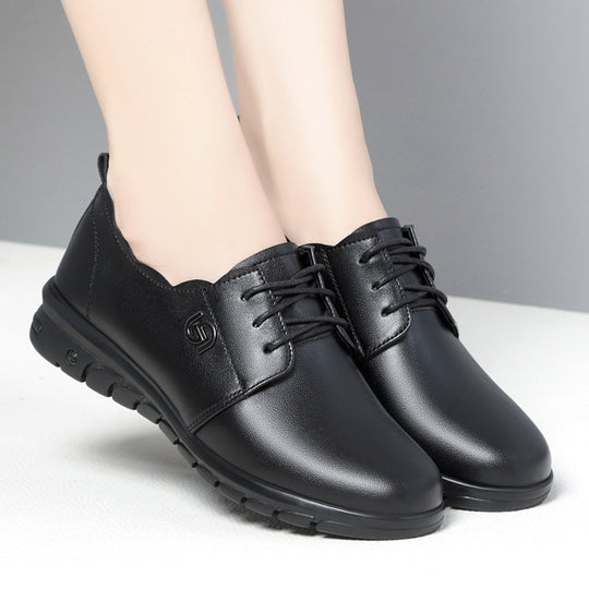 Damen Komfortable Schnürschuhe mit atmungsaktivem Obermaterial und rutschfester Sohle EB