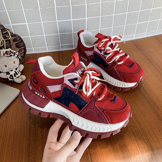 Damen Sportliche Chunky Sneakers mit einzigartigem Design EB