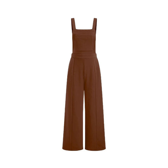 Damen Overall mit weitem Bein und praktischen Taschen EB