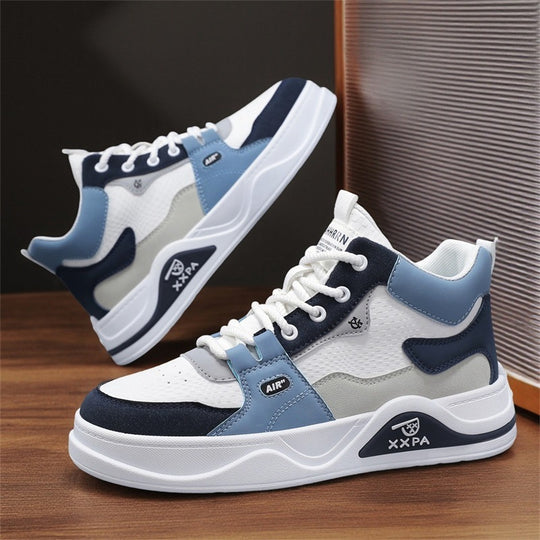 Damen Sportliche High-Top Sneakers mit stoßdämpfender Sohle und atmungsaktivem Obermaterial EB