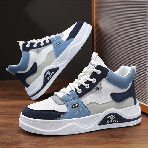 Damen Sportliche High-Top Sneakers mit stoßdämpfender Sohle und atmungsaktivem Obermaterial EB