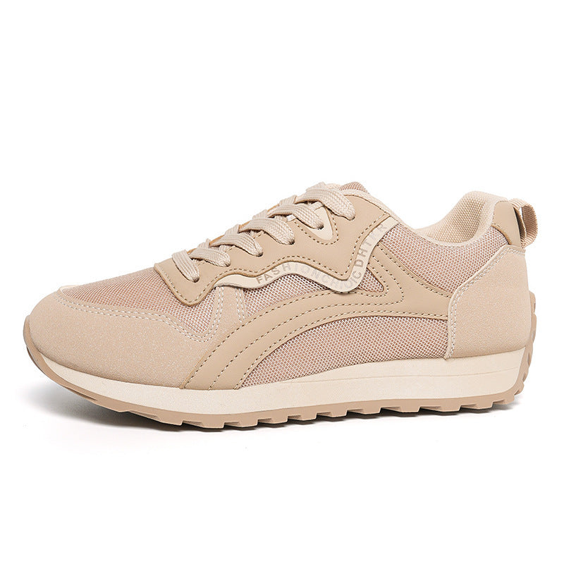 Damen Sportliche Freizeitschuhe mit atmungsaktiven Mesh-Einsätzen und dämpfender Laufsohle EB