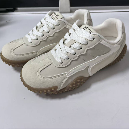 Damen Sportliche Sneakers mit atmungsaktiver Oberflächenstruktur und rutschfester Sohle EB