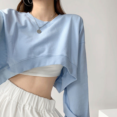Damen Cropped Sweatshirt EB