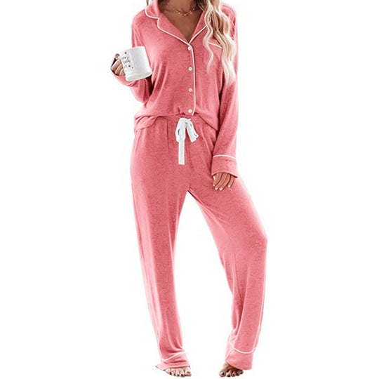 Damen Schlafanzug-Set aus weichem, atmungsaktivem Material EB