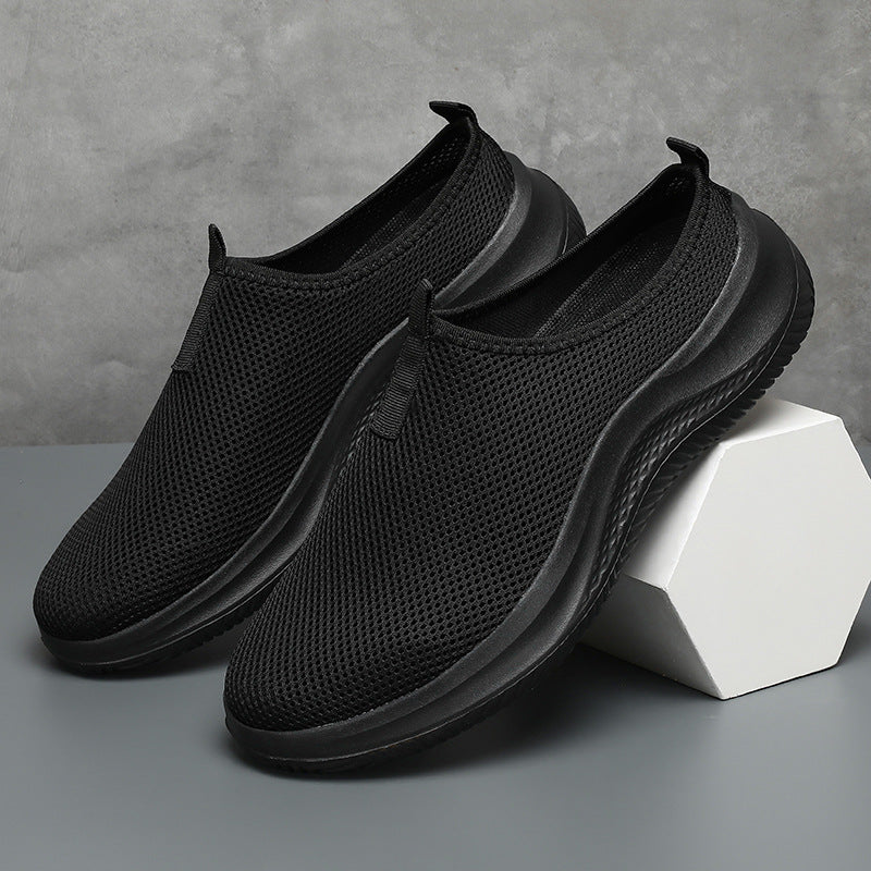 Unisex nan leichter Netzgewebe-Schlupf-Sneaker mit atmungsaktivem Obermaterial, dämpfender EVA-Zwischensohle und rutschfester Profilsohle EB
