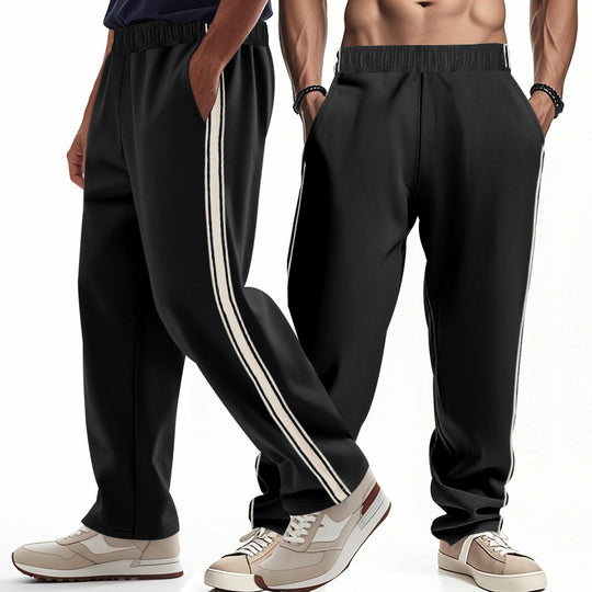 Herren Sportliche Sweatpants mit seitlichen Streifen EB