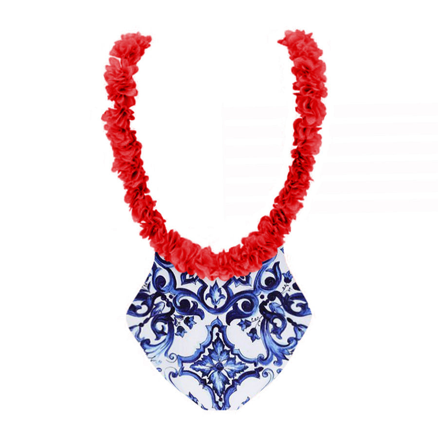 Damen Bikiniset mit floralem Muster und eleganten Rüschendetails EB